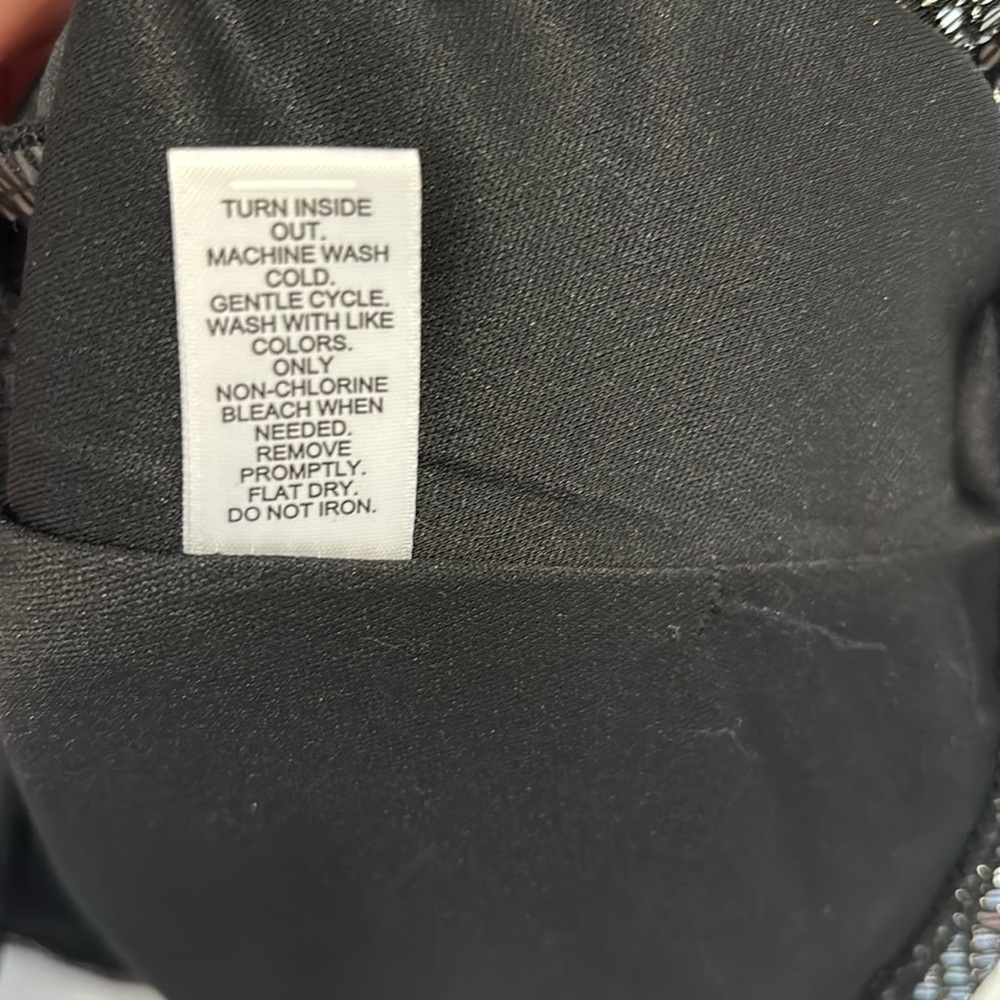 Cache Silver Sequin Top, Size Small - image 6